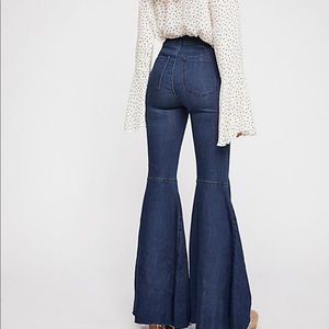 Free people just float on flare in indigo